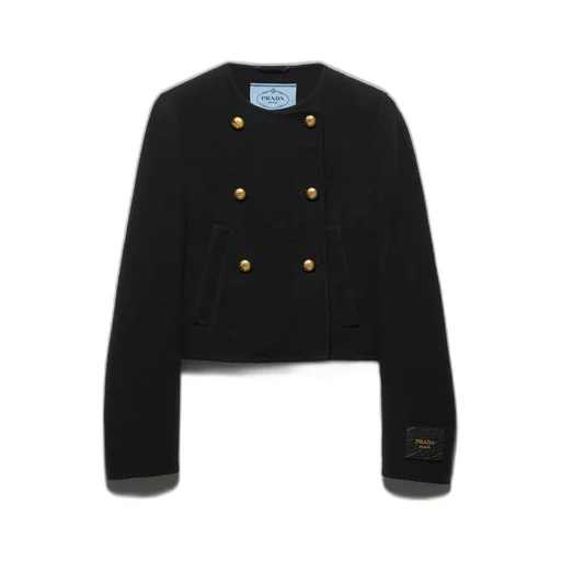Double-Breasted Twill Jacket