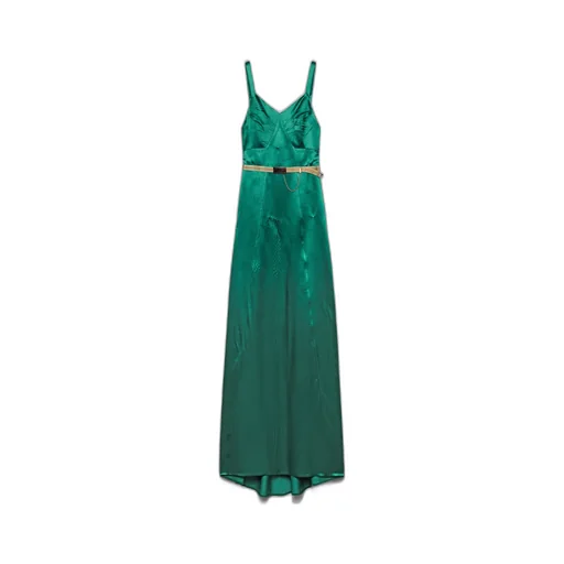 Long Satin Dress