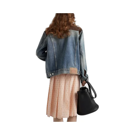 Pleated Eyelet Lace Skirt