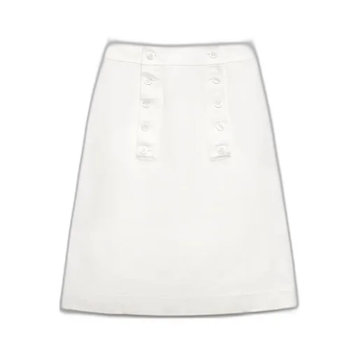 Cotton Gabardine Skirt