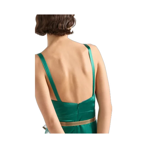 Long Satin Dress