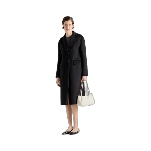 Single-Breasted Cashgora Coat