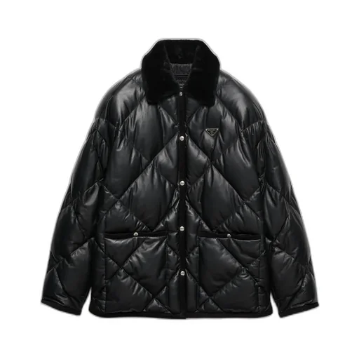 Quilted Nappa Leather Caban