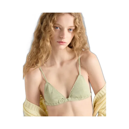 Ribbed Cotton Bra
