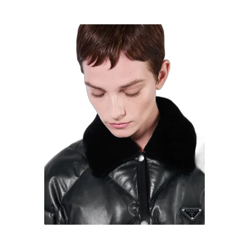 Quilted Nappa Leather Caban