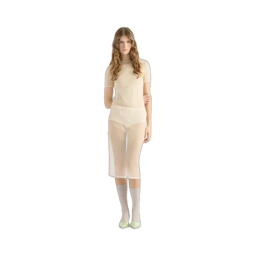 Cotton Tulle T-Shirt