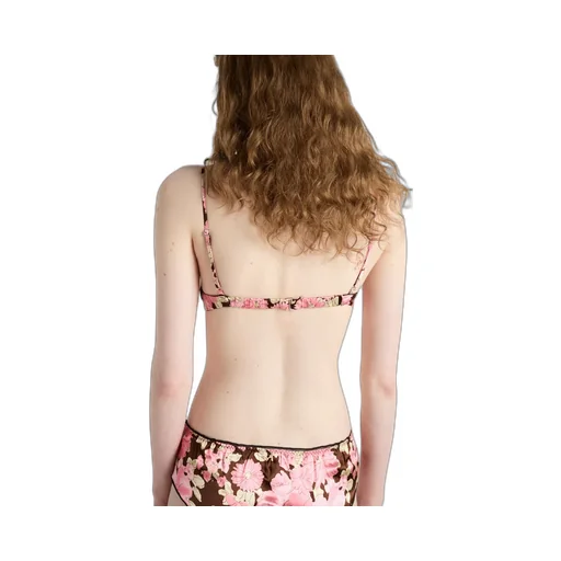 Printed Satin Bra