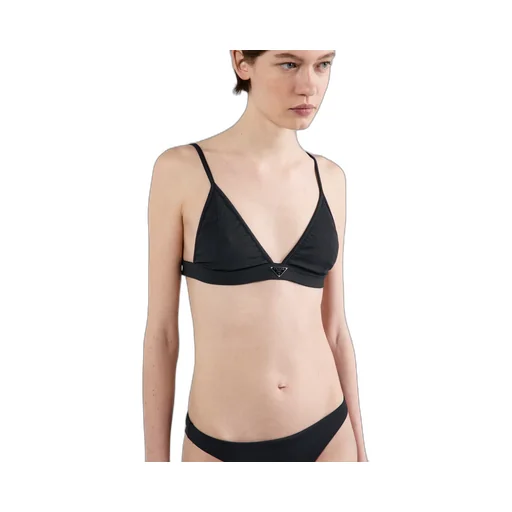 Ribbed Knit Bralette Bikini Top