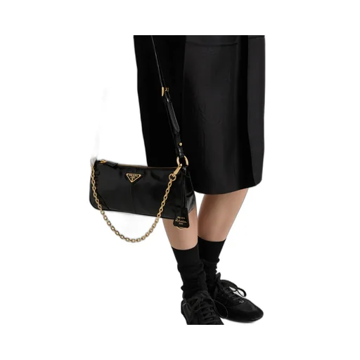 Prada Re-Edition 2002 Medium Leather Shoulder Bag