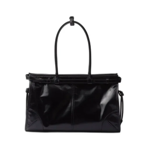 Prada Bonnie Large Leather Handbag