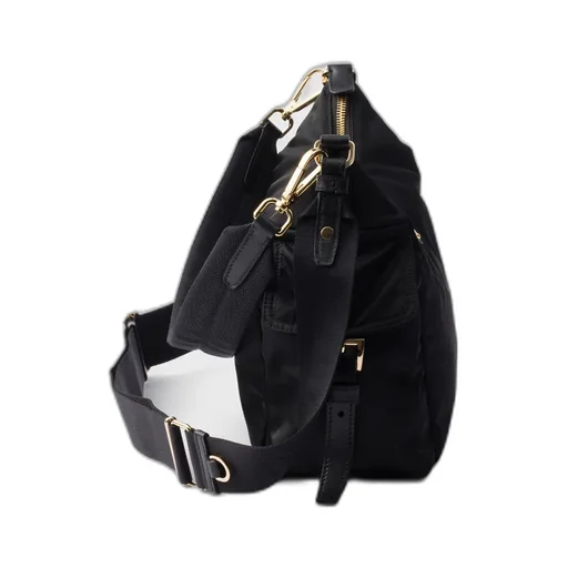Prada Explore Large Re-Nylon And Leather Bag