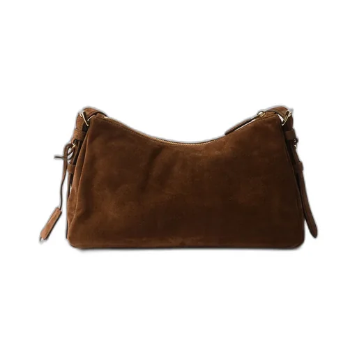 Prada AimÉE Medium Suede Shoulder Bag