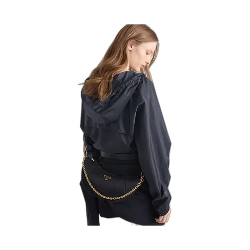 Prada Demi-Lune Re-Nylon Shoulder Bag
