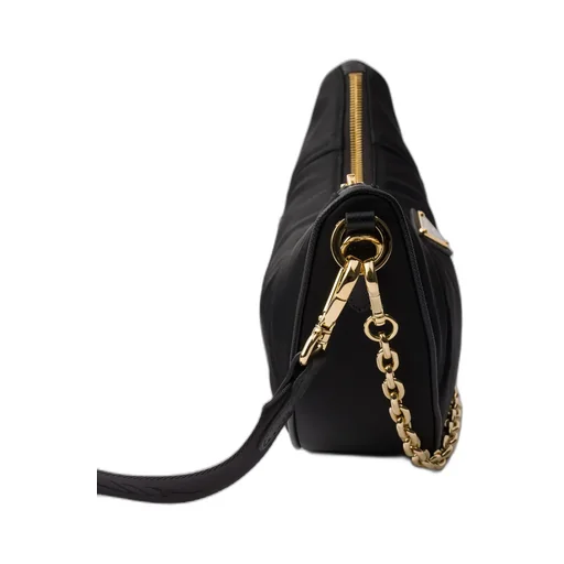 Prada Demi-Lune Re-Nylon Shoulder Bag