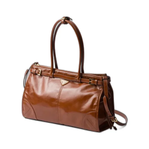 Prada Bonnie Large Leather Handbag
