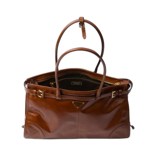 Prada Bonnie Large Leather Handbag