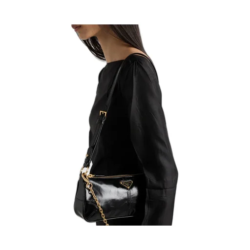 Prada Re-Edition 2002 Medium Leather Shoulder Bag