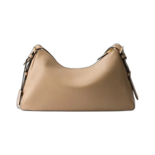 Prada AimÉE Large Leather Shoulder Bag