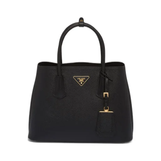 Medium Prada Double Saffiano Leather Bag