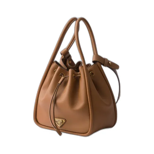 Prada Darling Leather Mini Bucket Bag