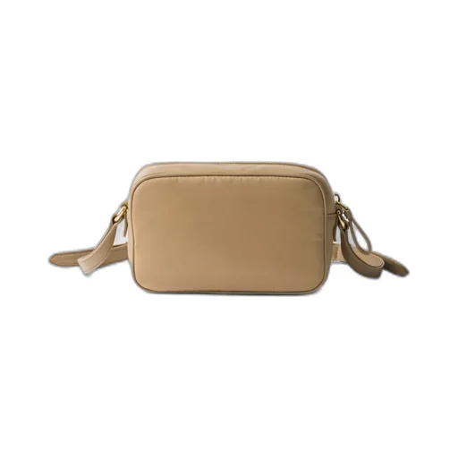 Re-Nylon And Nappa Leather Mini Shoulder Bag With Bow