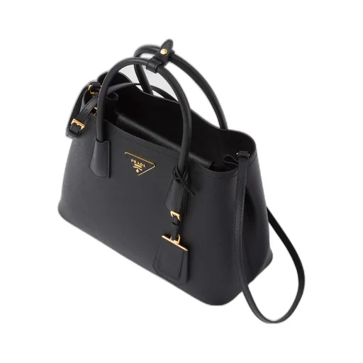 Medium Prada Double Saffiano Leather Bag