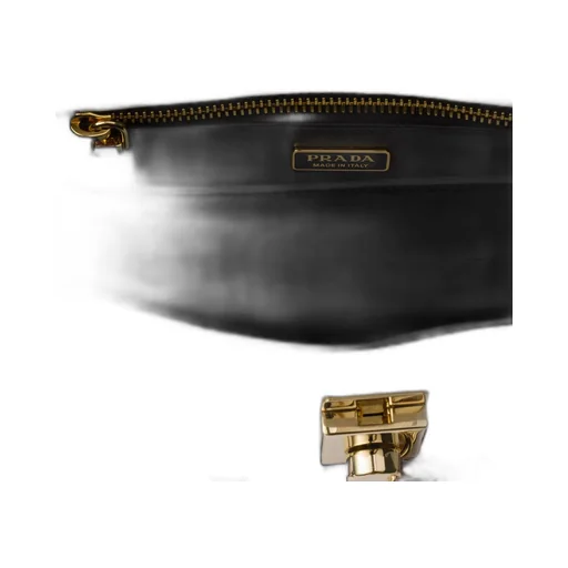 Prada Soft Sound Small Leather Shoulder Bag With Charms