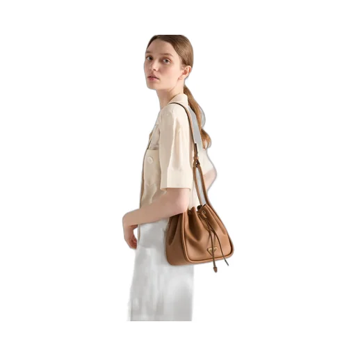 Prada Darling Leather Mini Bucket Bag