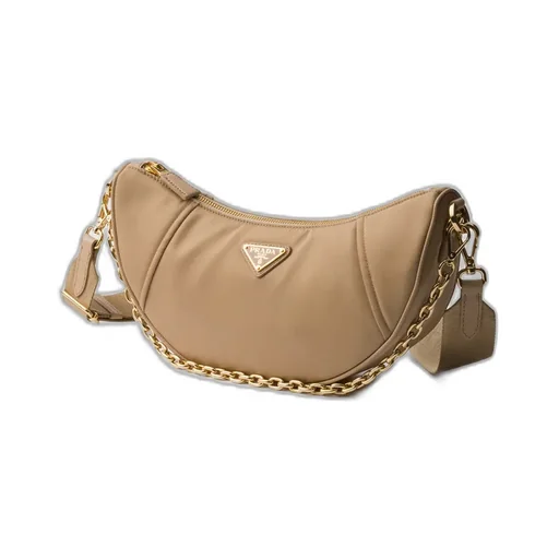 Prada Demi-Lune Re-Nylon Shoulder Bag