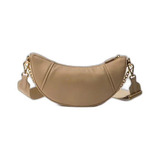 Prada Demi-Lune Re-Nylon Shoulder Bag