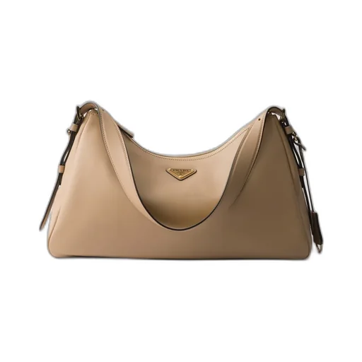 Prada AimÉE Large Leather Shoulder Bag