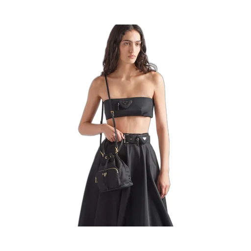 Prada Duet Re-Nylon Bucket Bag