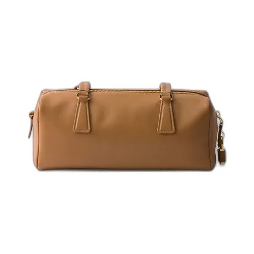 Medium Leather Top-Handle Bag With Padlock