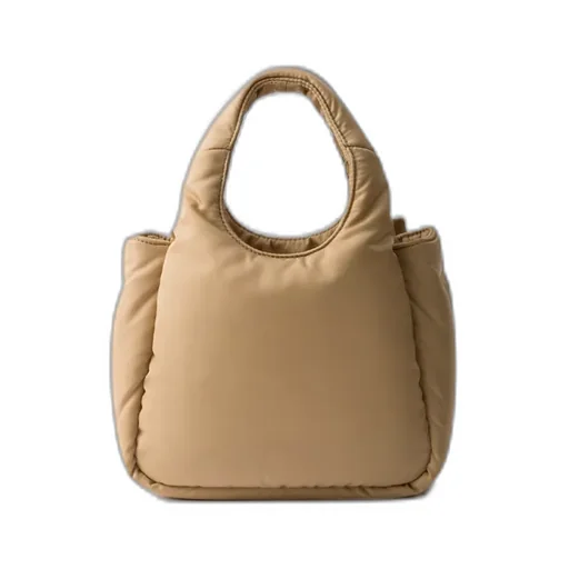 Padded Re-Nylon Mini-Bag With Bow