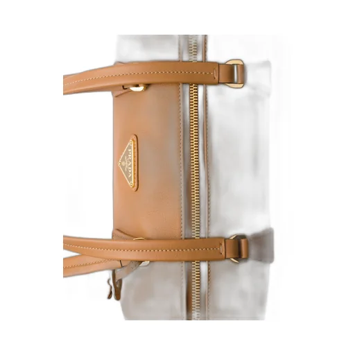 Medium Leather Top-Handle Bag With Padlock