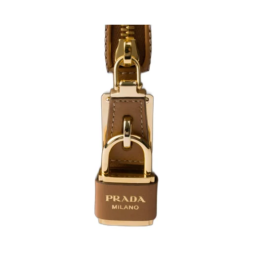Medium Leather Top-Handle Bag With Padlock