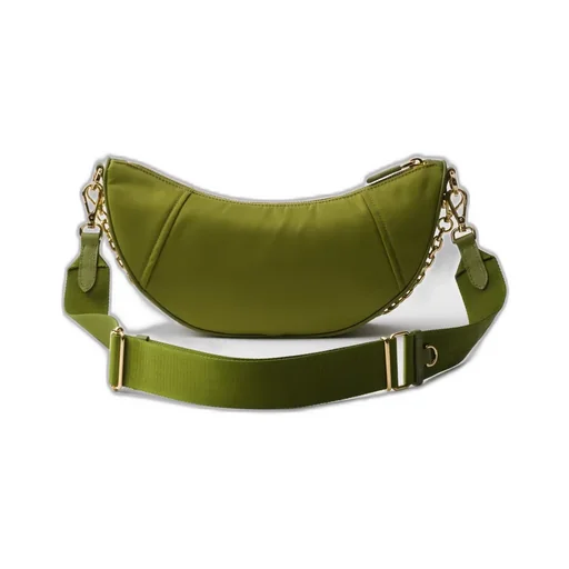 Prada Demi-Lune Re-Nylon Shoulder Bag