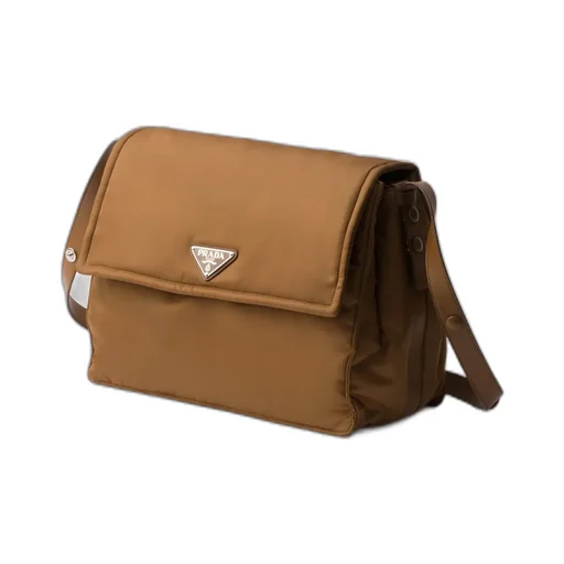 Prada Traveller Re-Nylon Large Padded Shoulder Bag