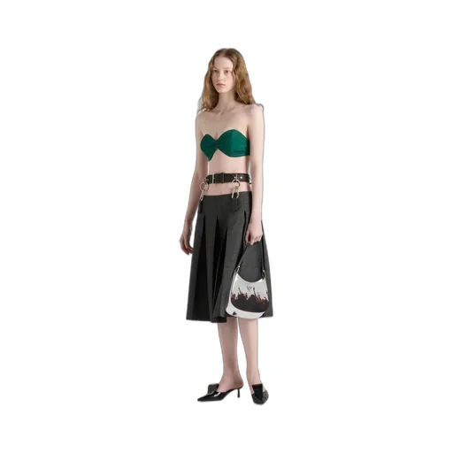 Prada Cleo Printed Brushed Leather Shoulder Bag