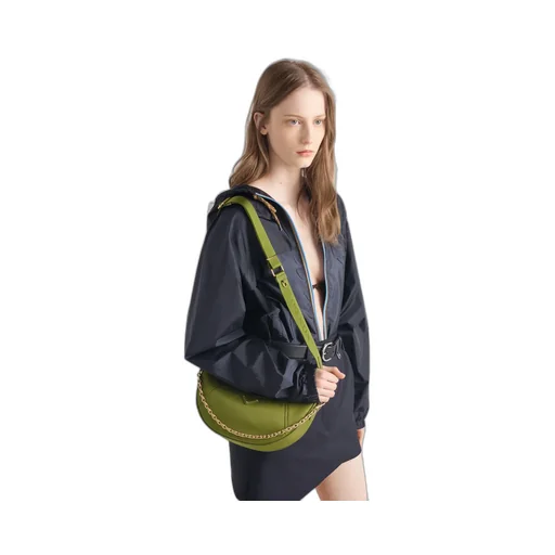 Prada Demi-Lune Re-Nylon Shoulder Bag