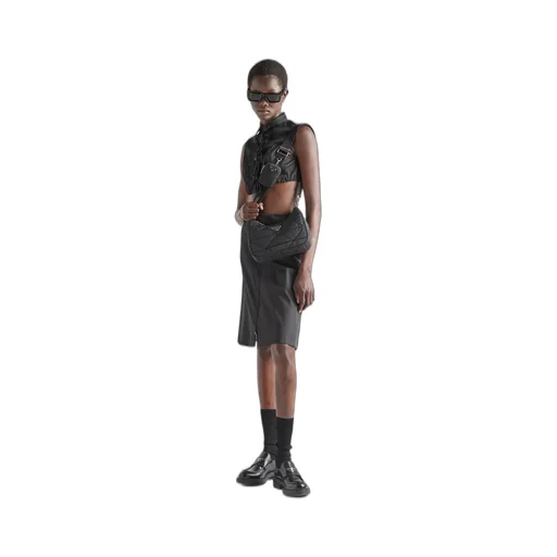 Padded Re-Nylon Shoulder Bag
