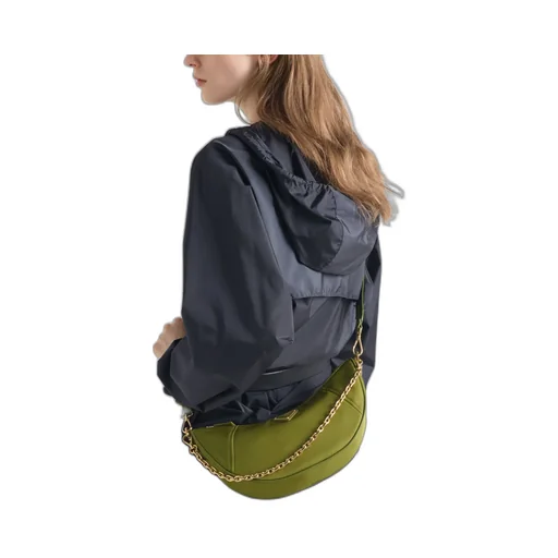 Prada Demi-Lune Re-Nylon Shoulder Bag