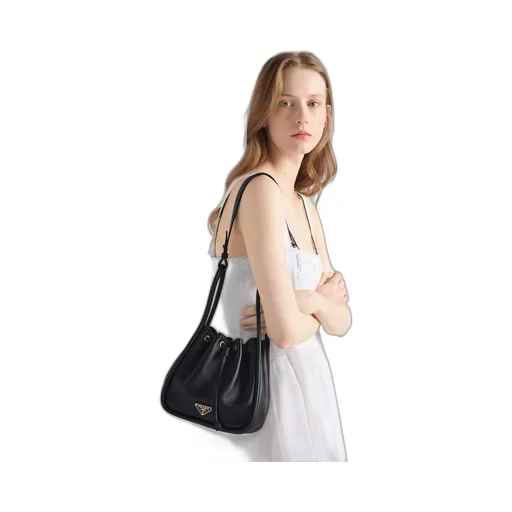 Prada Darling Leather Mini Bucket Bag