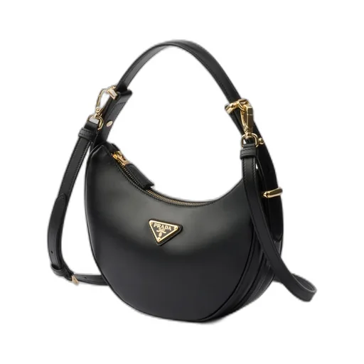 Prada Arqué Small Leather Shoulder Bag