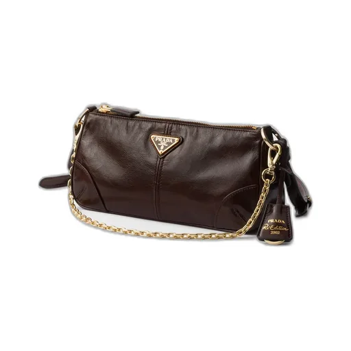 Prada Re-Edition 2002 Medium Leather Shoulder Bag