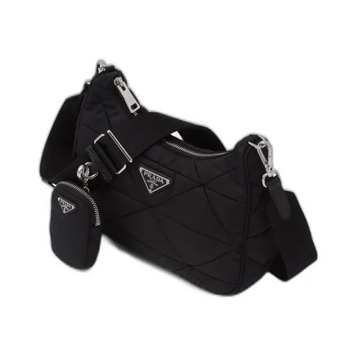 Padded Re-Nylon Shoulder Bag