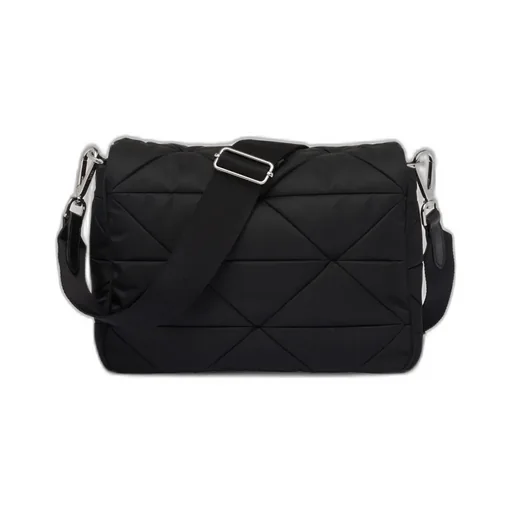 Padded Re-Nylon Shoulder Bag