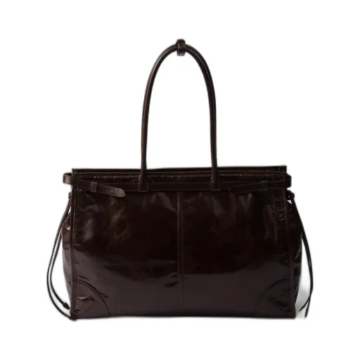 Prada Bonnie Extra Large Leather Handbag