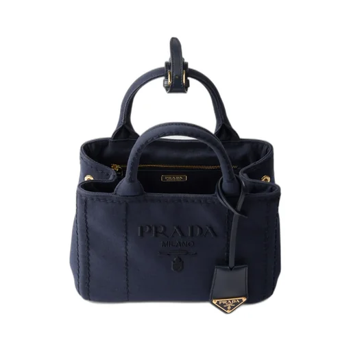 Prada JardiniÈRe Cotton Canvas Mini Handbag