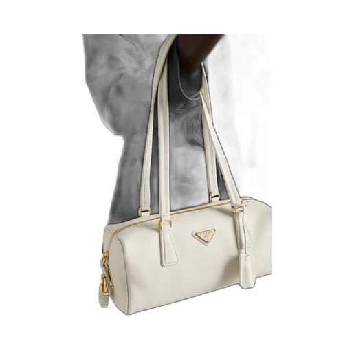 Medium Leather Top-Handle Bag With Padlock